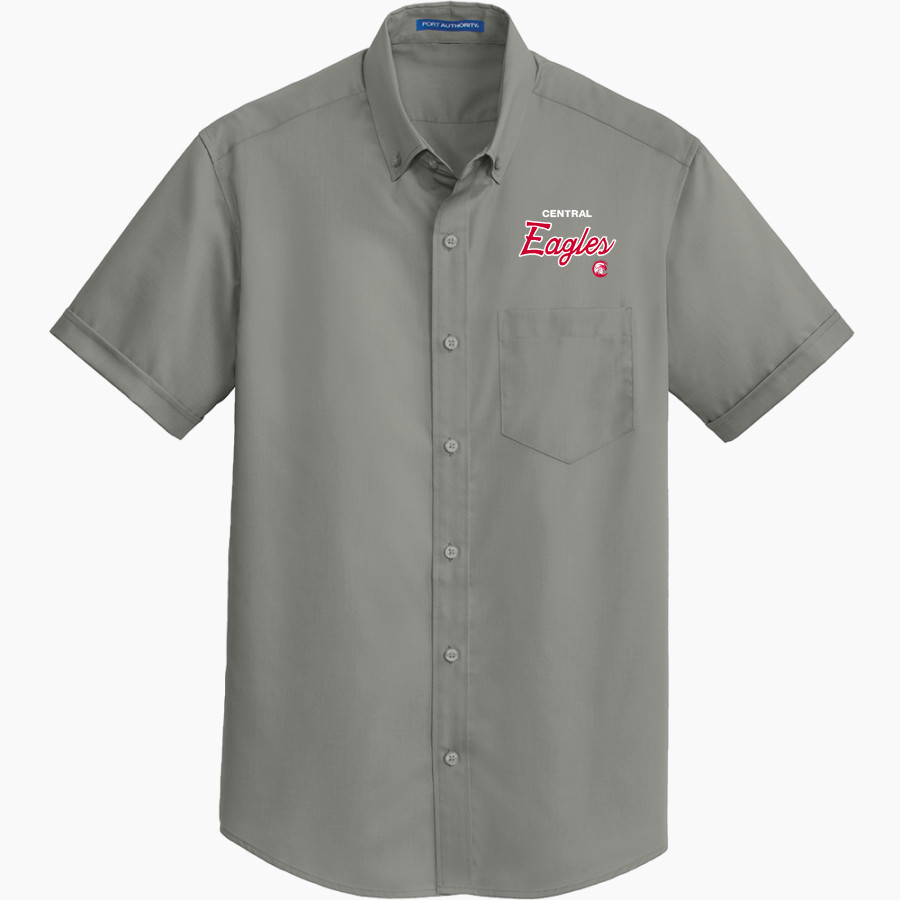 Central Eagles <span class="pdp-name-mascot">Central Eagles</span> Port Authority Men's Short Sleeve SuperPro Twill Shirt