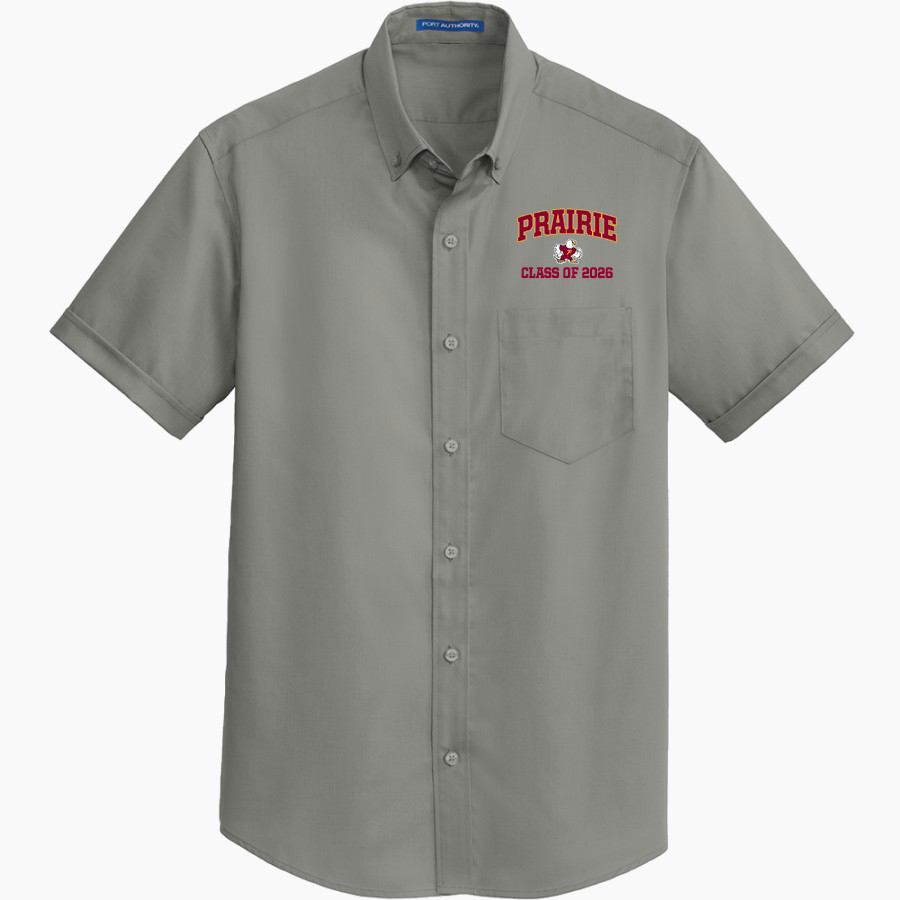 Prairie Falcons <span class="pdp-name-mascot">Prairie Falcons</span> Port Authority Men's Short Sleeve SuperPro Twill Shirt