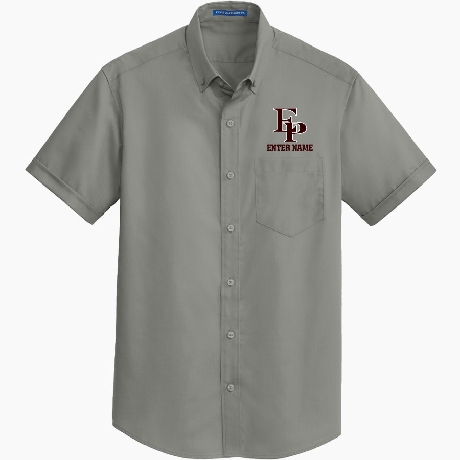 EAST PALESTINE HIGH SCHOOL BULLDOGS <span class="pdp-name-mascot">EAST PALESTINE BULLDOGS</span> Port Authority Men's Short Sleeve SuperPro Twill Shirt