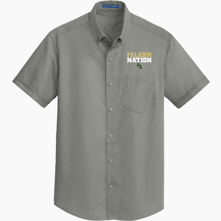 Pinecrest Paladins Port Authority Men's Short Sleeve SuperPro Twill Shirt