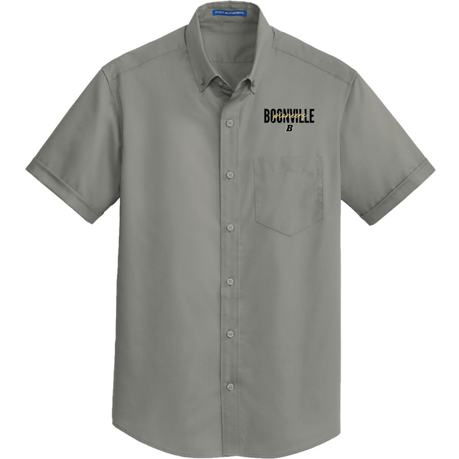 Boonville Pioneers <span class="pdp-name-mascot">Boonville Pioneers</span> Port Authority Men's Short Sleeve SuperPro Twill Shirt