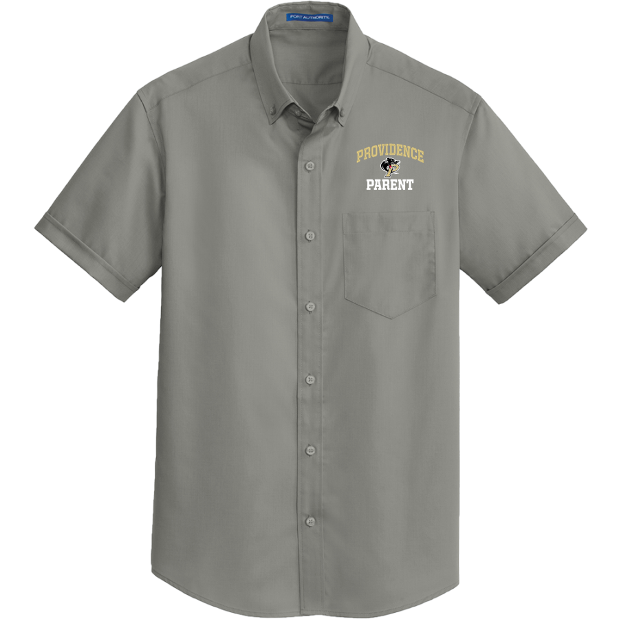Providence Panthers <span class="pdp-name-mascot">Providence Panthers</span> Port Authority Men's Short Sleeve SuperPro Twill Shirt