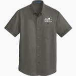 JJC Wolves <span class="pdp-name-mascot">JJC Wolves</span> Port Authority Men's Short Sleeve SuperPro Twill Shirt Front Thumbnail