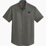 Gotham Tech Gargoyles <span class="pdp-name-mascot">Gotham Tech High School Gargoyles</span> Port Authority Men's Short Sleeve SuperPro Twill Shirt Front Thumbnail