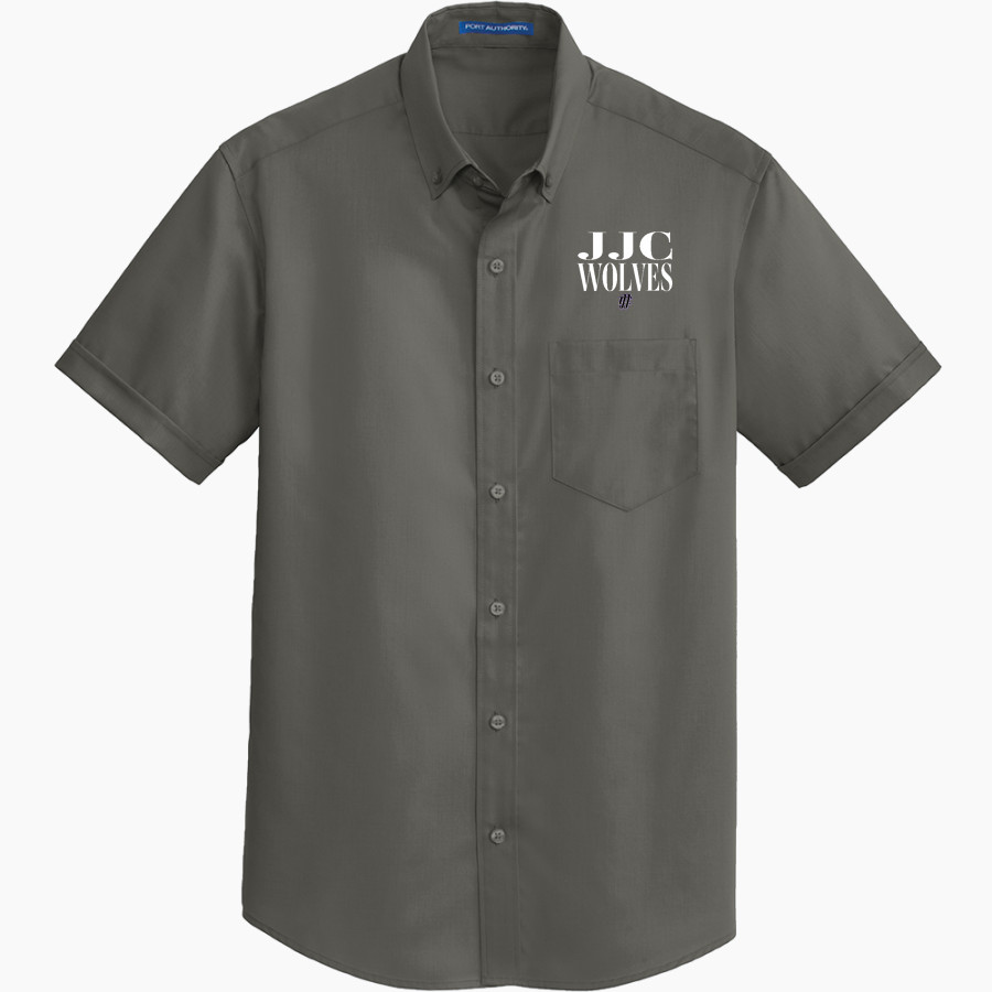 JJC Wolves <span class="pdp-name-mascot">JJC Wolves</span> Port Authority Men's Short Sleeve SuperPro Twill Shirt