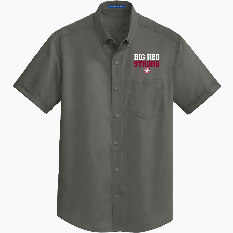 Montgomery Bell Academy Online Apparel Store Port Authority Men's Short Sleeve SuperPro Twill Shirt