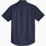Brooklane Baptist Eagles Port Authority Men's Short Sleeve SuperPro Twill Shirt Back Thumbnail