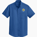 Spalding University Eagles <span class="pdp-name-mascot">Spalding University Eagles</span> Port Authority Men's Short Sleeve SuperPro Twill Shirt Front Thumbnail