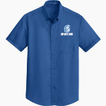 NORTH GREENE HIGH SCHOOL SPARTANS Port Authority Men's Short Sleeve SuperPro Twill Shirt Front Thumbnail