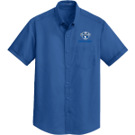 Mount St. Mary Academy believe in the boom <span class="pdp-name-mascot">Mount Saint Mary Academy Thunder</span> Port Authority Men's Short Sleeve SuperPro Twill Shirt Front Thumbnail