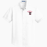 CHURCHILL HIGH SCHOOL CHARGERS Port Authority Men's Short Sleeve SuperPro Twill Shirt Front Thumbnail