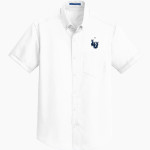 Lawrence University Vikings Online Store <span class="pdp-name-mascot">Lawrence</span> Port Authority Men's Short Sleeve SuperPro Twill Shirt Front Thumbnail