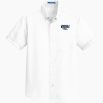 Oral Roberts Golden Eagles Port Authority Men's Short Sleeve SuperPro Twill Shirt Front Thumbnail