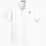 BVSA BOBBY VALENTINE'S SP <span class="pdp-name-mascot">BOBBY VALENTINE'S SPORTS ACADEMY</span> Port Authority Men's Short Sleeve SuperPro Twill Shirt Front Thumbnail