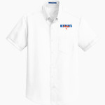 NEWTON SOUTH HIGH SCHOOL LIONS <span class="pdp-name-mascot">NEWTON SOUTH LIONS</span> Port Authority Men's Short Sleeve SuperPro Twill Shirt Front Thumbnail
