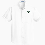 Tandem Friends Badgers <span class="pdp-name-mascot">Tandem Friends Badgers</span> Port Authority Men's Short Sleeve SuperPro Twill Shirt Front Thumbnail