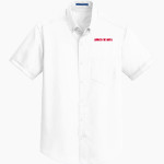 Shaker Heights Schools <span class="pdp-name-mascot">Shaker Heights</span> Port Authority Men's Short Sleeve SuperPro Twill Shirt Front Thumbnail