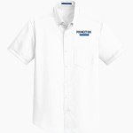 Princeton Montessori School <span class="pdp-name-mascot">Princeton Montessori Deer</span> Port Authority Men's Short Sleeve SuperPro Twill Shirt Front Thumbnail