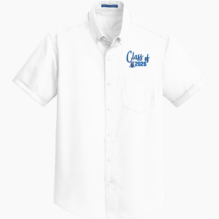 PBS HSA Wolves Port Authority Men's Short Sleeve SuperPro Twill Shirt