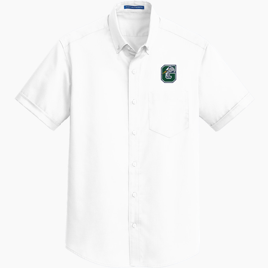 Gunston Herons Port Authority Men's Short Sleeve SuperPro Twill Shirt