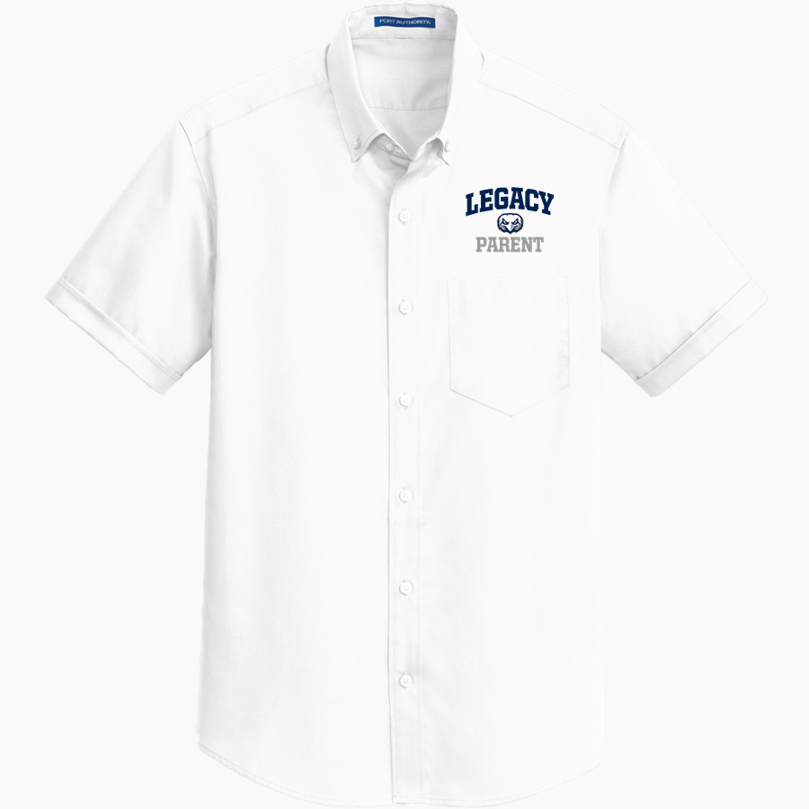 Legacy Eagles Port Authority Men's Short Sleeve SuperPro Twill Shirt