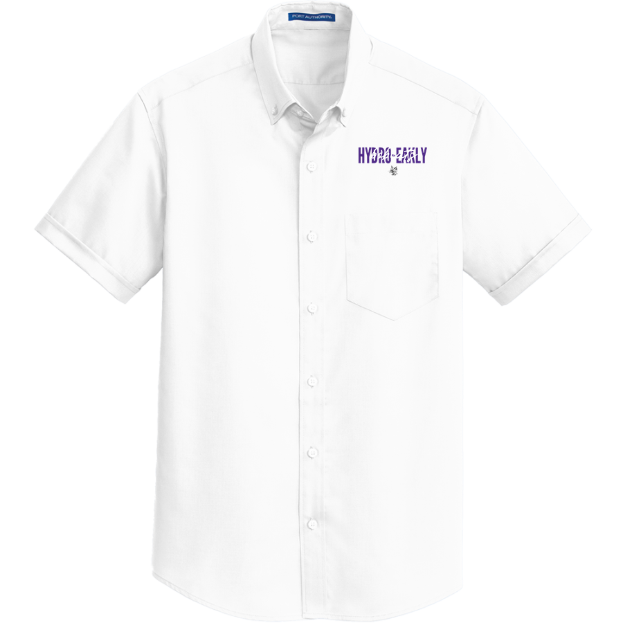 HYDRO-EAKLY HIGH SCHOOL BOBCATS <span class="pdp-name-mascot">HYDRO - EAKLY BOBCATS</span> Port Authority Men's Short Sleeve SuperPro Twill Shirt