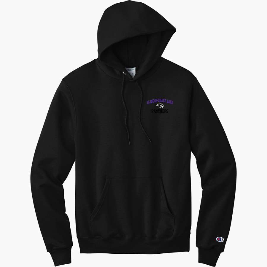 Glencoe-Silver Lake Panthers <span class="pdp-name-mascot">Glencoe Silver-Lake Panthers</span> Champion Men's Powerblend Pullover Hoodie