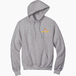THE DALLES HIGH SCHOOL RIVERHAWKS Champion Men's Powerblend Pullover Hoodie Front Thumbnail