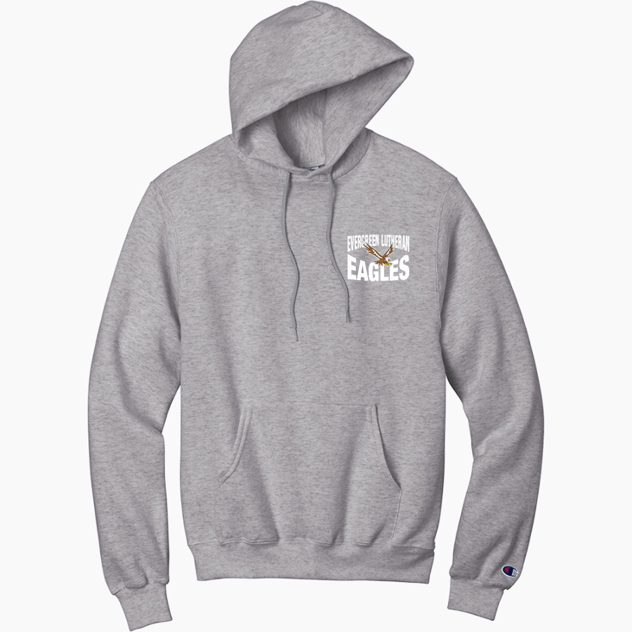 Evergreen Lutheran Eagles Champion Men's Powerblend Pullover Hoodie