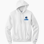 Linwood School Lions Champion Men's Powerblend Pullover Hoodie Front Thumbnail