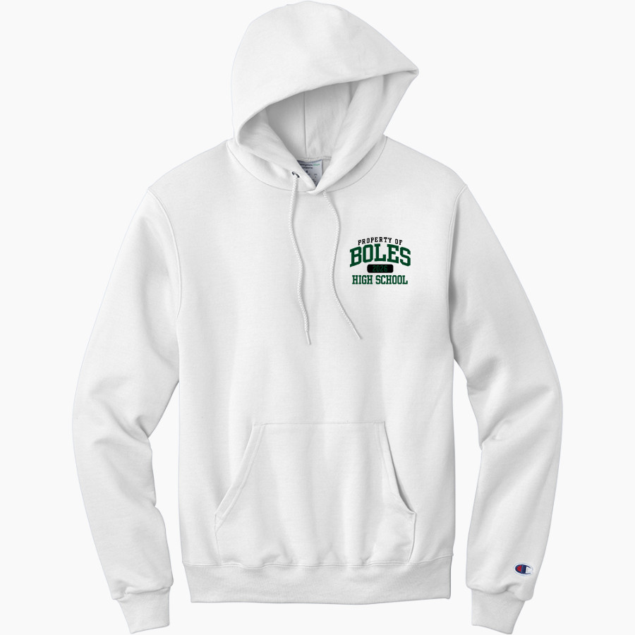 BOLES HIGH SCHOOL HORNETS Champion Men's Powerblend Pullover Hoodie