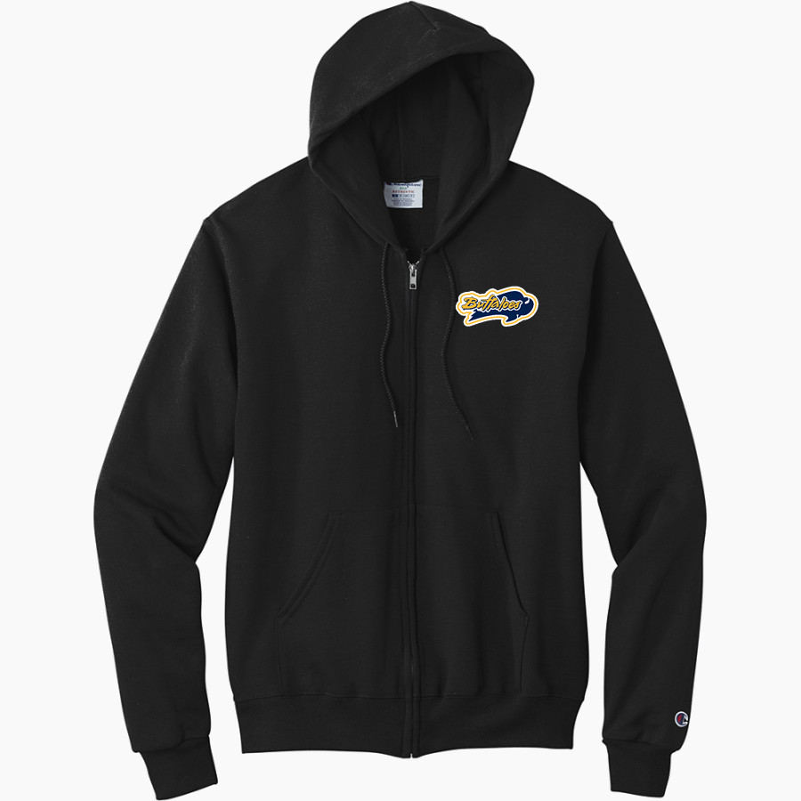 Elm Creek Buffaloes <span class="pdp-name-mascot">Elm Creek Buffaloes</span> Champion Men's Powerblend Full-Zip Hoodie
