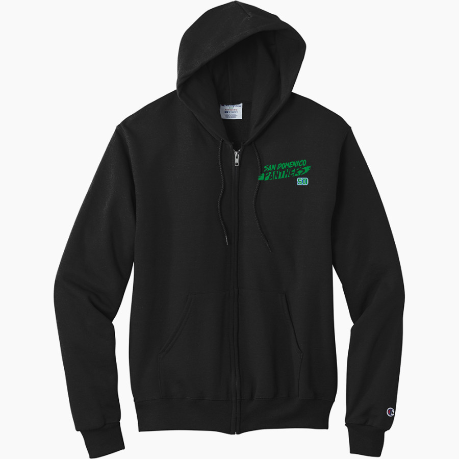 San Domenico Panthers <span class="pdp-name-mascot">San Domenico Panthers</span> Champion Men's Powerblend Full-Zip Hoodie