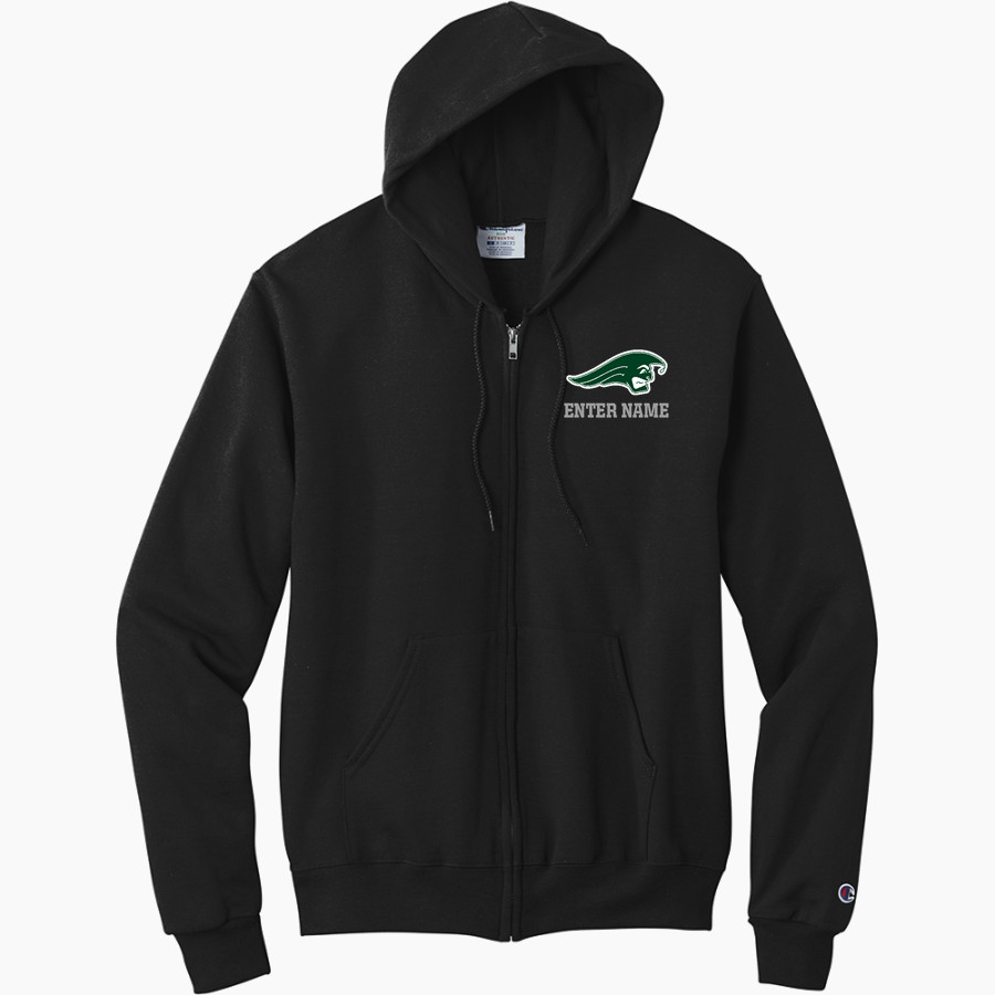 Greenville Green Wave official sideline store <span class="pdp-name-mascot">Greenville Green Wave</span> Champion Men's Powerblend Full-Zip Hoodie
