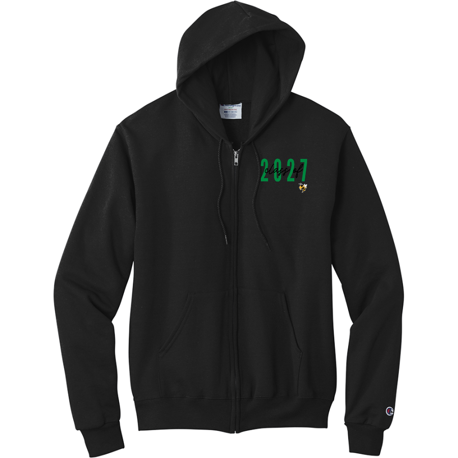 WINDSOR HIGH SCHOOL YELLOW JACKETS <span class="pdp-name-mascot">WINDSOR YELLOW JACKETS</span> Champion Men's Powerblend Full-Zip Hoodie