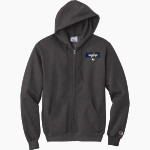 Akins Eagles <span class="pdp-name-mascot">Akins Eagles</span> Champion Men's Powerblend Full-Zip Hoodie Front Thumbnail