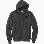 Bryant Bulldogs <span class="pdp-name-mascot">Bryant Bulldogs</span> Champion Men's Powerblend Full-Zip Hoodie Front Thumbnail