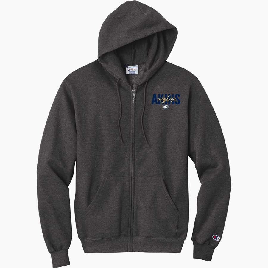 Akins Eagles <span class="pdp-name-mascot">Akins Eagles</span> Champion Men's Powerblend Full-Zip Hoodie