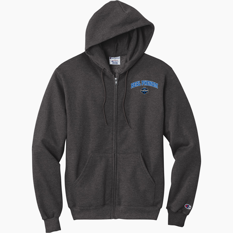 Real Phenom Basketball <span class="pdp-name-mascot">Real Phenom Basketball Club</span> Champion Men's Powerblend Full-Zip Hoodie