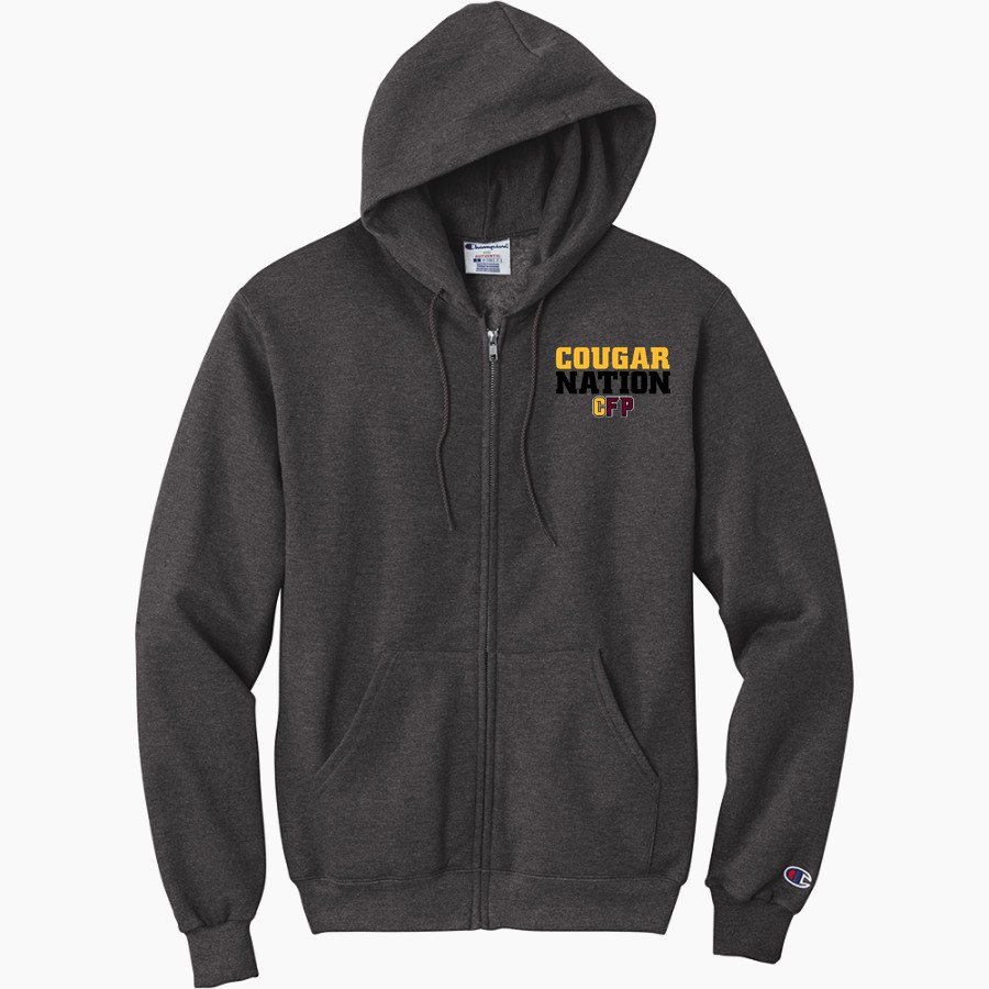 Canjo Cougars <span class="pdp-name-mascot">Canjo Cougars</span> Champion Men's Powerblend Full-Zip Hoodie
