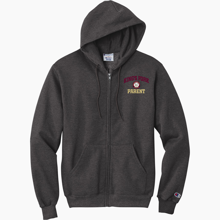 KING'S FORK HIGH SCHOOL BULLDOGS <span class="pdp-name-mascot">KINGS FORK BULLDOGS</span> Champion Men's Powerblend Full-Zip Hoodie