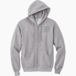 HIllsdale Chargers <span class="pdp-name-mascot">HIllsdale College Chargers</span> Champion Men's Powerblend Full-Zip Hoodie Front Thumbnail