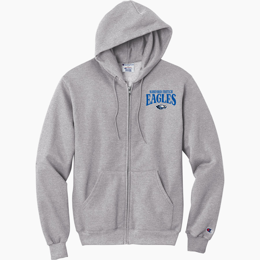 SANFORD FRITCH HIGH SCHOOL EAGLES <span class="pdp-name-mascot">SANFORD FRITCH EAGLES</span> Champion Men's Powerblend Full-Zip Hoodie