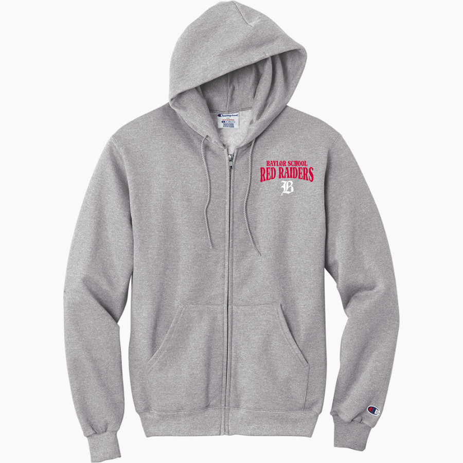 Baylor School Red Raiders <span class="pdp-name-mascot">Baylor School Red Raiders</span> Champion Men's Powerblend Full-Zip Hoodie