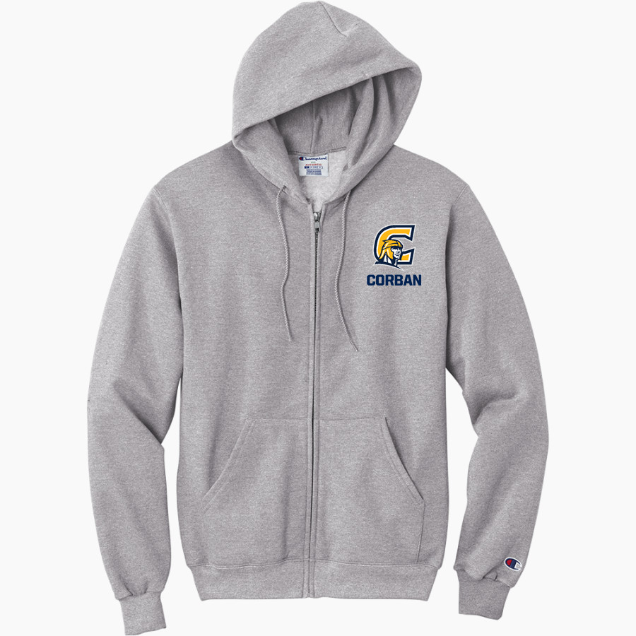 Corban Warriors <span class="pdp-name-mascot">Corban Warriors</span> Champion Men's Powerblend Full-Zip Hoodie