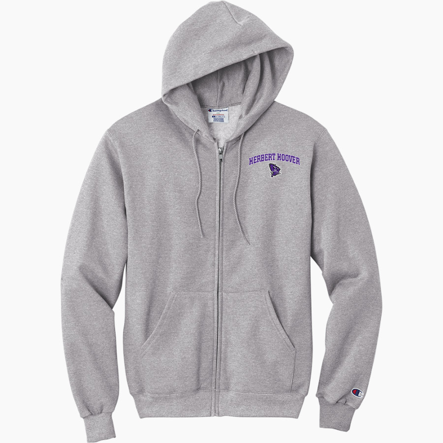 HERBERT HOOVER HIGH SCHOOL TORNADOS <span class="pdp-name-mascot">HERBERT HOOVER TORNADOS</span> Champion Men's Powerblend Full-Zip Hoodie