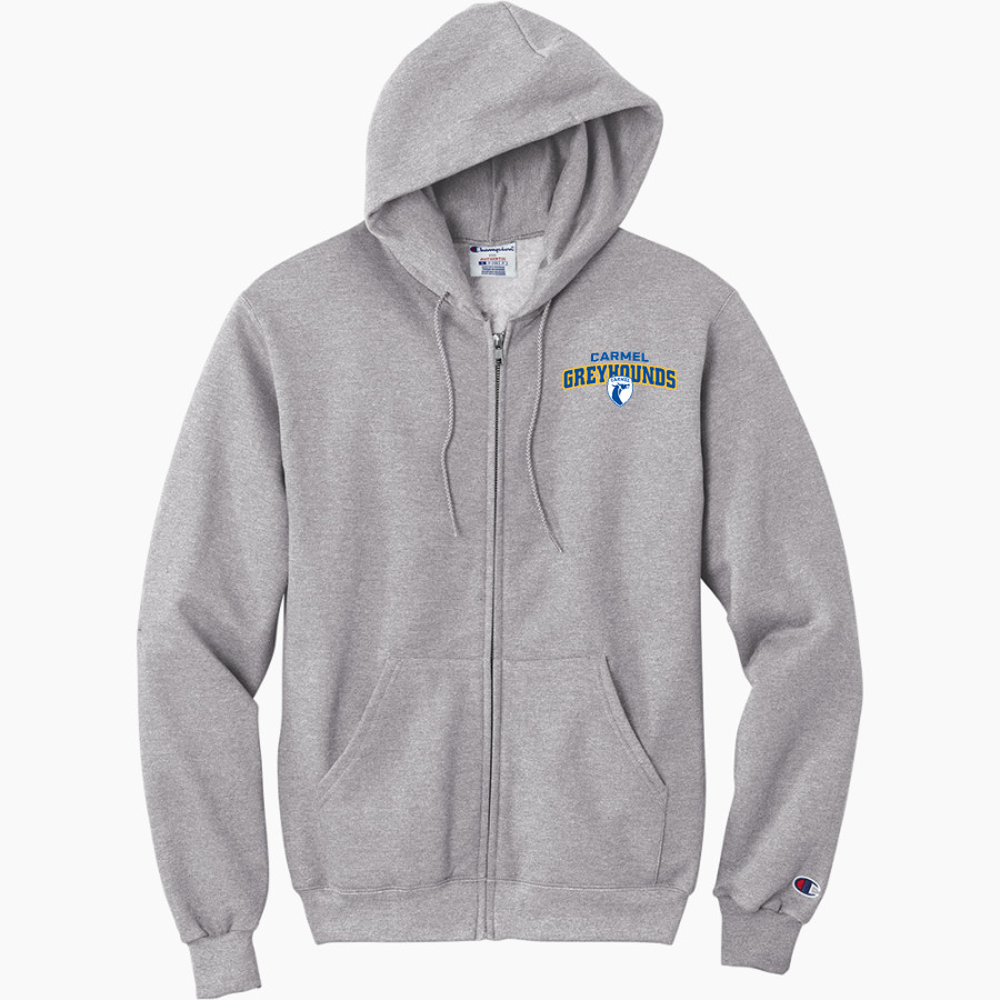Carmel Greyhounds Greyhounds <span class="pdp-name-mascot">Carmel Greyhounds</span> Champion Men's Powerblend Full-Zip Hoodie