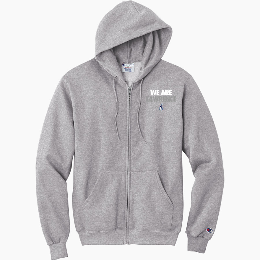 Lawrence University Vikings Online Store <span class="pdp-name-mascot">Lawrence</span> Champion Men's Powerblend Full-Zip Hoodie