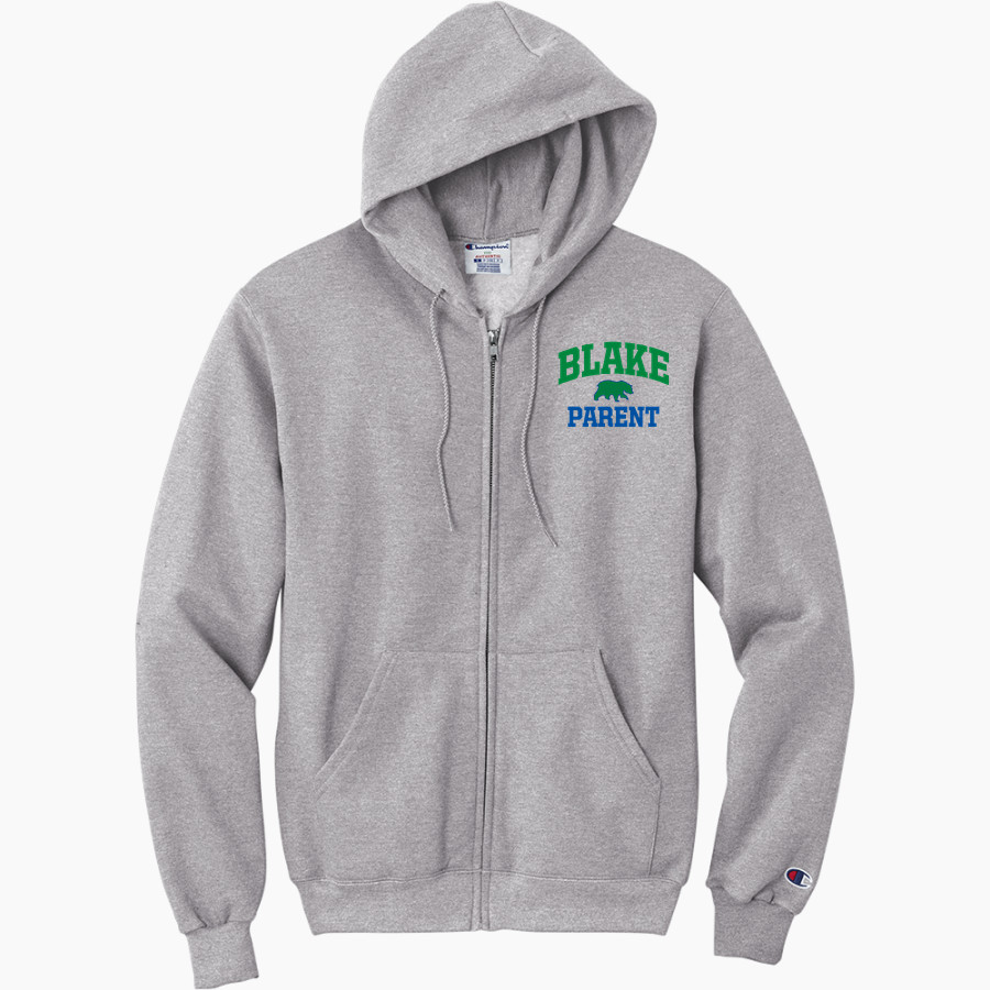 The Blake School BEARS ONLINE STORE <span class="pdp-name-mascot">Blake Bears</span> Champion Men's Powerblend Full-Zip Hoodie