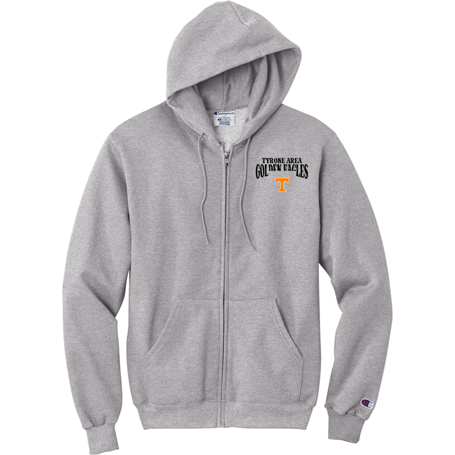TYRONE AREA SENIOR HIGH SCHOOL GOLDEN EAGLES <span class="pdp-name-mascot">TYRONE AREA GOLDEN EAGLES</span> Champion Men's Powerblend Full-Zip Hoodie